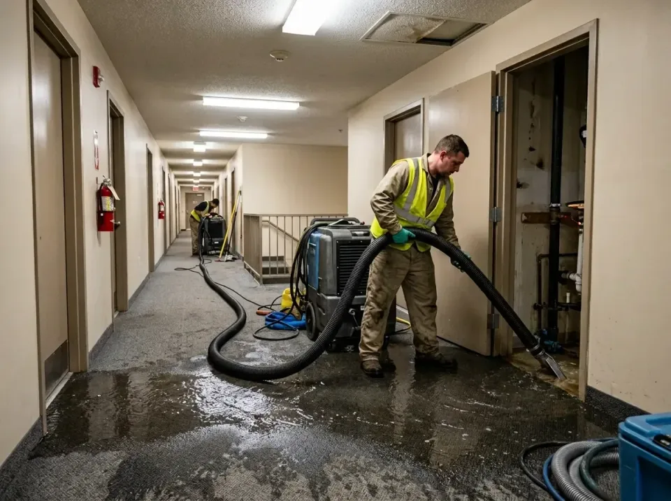 multi-unit-apartment-hallway-f-005 — frequently asked questions, Emergency Burst Pipe Water Extraction & Removal in Carol St…